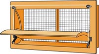 Приточный клапан 730х355 мм, 1500 м3/час