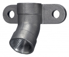 Держатель поилки 1/2" - 1/2" 45⁰ из нерж. стали 