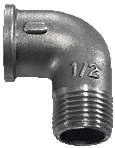 Угол для труб 1196-10 (1/2" - 1/2")