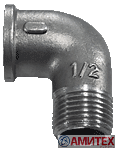 Угол для труб 1196-10 (1/2" - 1/2")